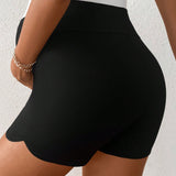 Shorts solidos y simples para mujeres embarazadas