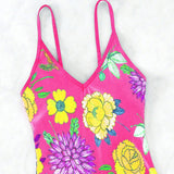 Swim Lushore Conjunto Tankini con tirantes finos con estampado floral al azar