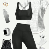 Sport Studio Conjunto deportivo casual de mujer con cuello redondo simple