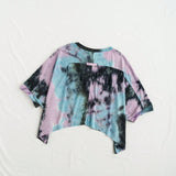 Camiseta suelta de verano para mujer con tie-dye