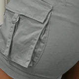 Pantalones cortos de bolsillo con carga casual de verano