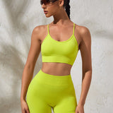 Sport Lifespree Conjunto de moda para mujeres para hacer yoga/ sin costura/ hebilla ajustable