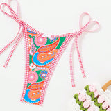 Swim Vcay Trajes de bano simples impresos para mujeres para uso diario: impresion aleatoria