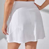 Sport Gameset Shorts deportivos de moda para mujeres de talla grande con falda para cubrir el abdomen