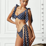 MISSGUIDED Fondo De Bikini Con Lazo Lateral Y Fruncido