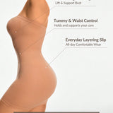 SHAPE Vestido de tubo sin tirantes unicolor para mujer