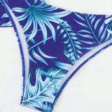 Swim Vcay Conjunto De Bikini Para Mujer Con Estampado De Plantas Y Cami Tanque Para Natacion En La Playa En Verano