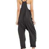 Women's Spaghetti Strap Jumpsuit With Pockets