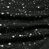 SXY Conjunto de dos piezas negras compuesto por una mini falda de una sola pieza transparente con malla de abertura alta