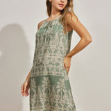 LUVLETTE Vestido de noche informal y comodo para descansar con estampado tropical de Lyocell Tencel Rayon