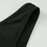 Slayr Conjunto de top halter y pantalones cortos de verano para mujer, casual y con ajuste entallado con bloques de color