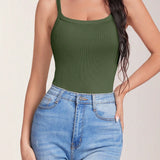 Essnce Mujeres verano Monocolor Casual Tank Body