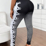 Slayr Leggings ajustados impresos para mujer