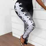 Slayr Leggings ajustados impresos para mujer