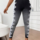 Slayr Leggings ajustados impresos para mujer