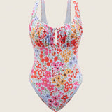 Swim Vcay Vestido de una sola pieza para mujer (estampado aleatorio)