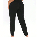 NEW  LUNE Pantalones casuales simples de unicolor para mujer