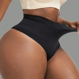 Faja moldeadora para control de abdomen de mujer, panties modeladores de cintura alta con realce de gluteos y tirantes entrenadores de cintura de talla grande