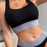 NEW Conjunto de sosten y panty negro inalambrico para mujer, comodo y transpirable, alta elasticidad, adecuado para uso diario