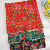 NEW 3 piezas de pantalones capri elasticos de mujer con estampado floral multicolor con ropa interior de cuatro esquinas