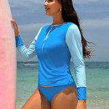 Swim SPRTY Conjunto tankini deportivo de verano con bloques de color para playa