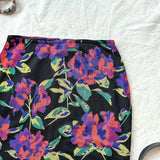 WYWH Conjunto de dos piezas negro con diseno floral tejido, elastico y bonito para mujer, adecuado para vacaciones, temporada de graduacion, de regreso a clases, fiestas de te en el jardin, paseo casual en la playa en verano