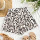 WYWH Shorts florales de cintura alta para vacaciones y uso casual