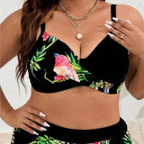 Swim Lushore Top de ropa de bano de verano de moda para mujer de talla grande para vacaciones en la playa