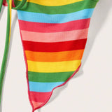 ICON Top de tirantes multicolor con cordon