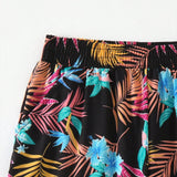 Swim Vcay Pantalones cortos cuadrados con bolsillos de cintura elastica para playa de verano, Bottom de bikini (estampado al azar)