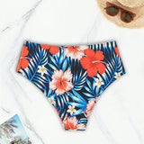 Swim Lushore Bottom del bikini estampado floral para mujeres, impresion aleatoria de diseno de flores para vacaciones