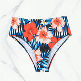 Swim Lushore Bottom del bikini estampado floral para mujeres, impresion aleatoria de diseno de flores para vacaciones