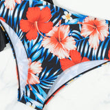 Swim Lushore Bottom del bikini estampado floral para mujeres, impresion aleatoria de diseno de flores para vacaciones