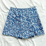 WYWH Shorts casuales de verano con flores Ditsy de cintura alta para vacaciones