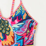 Swim Vestido de mujer de una pieza con estampado aleatorio, derechos de autor comprados