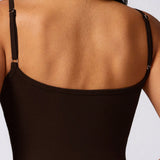 MASKERT Vestido para mujer con cuello halter, vestido lapiz deportivo para trabajar y estiramiento alto para yoga, vestido ajustado negro