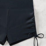 NEW  Swim SXY Conjunto de bikini triangular de unicolor para mujer perfecto para el verano con pecho cruzado y pantalones cortos de cintura alta, traje de bano de dos piezas sexy con soporte