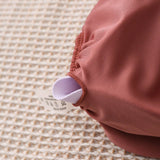 VCAY Traje de bano simple y liso de uso diario para mujeres de talla grande