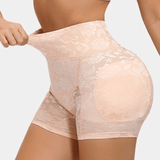 1 pieza Tanga de control con levantamiento de gluteos y cintura alta para mujeres con esponja desmontable y detalles de encaje para multiples ocasiones