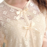 NEW FRIFUL Designer Camisa hueca de disenador para mujeres decorada con mariposas para primavera/verano