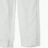 MOTF Classy Pantalones solidos con bolsillo inclinado y costura frontal