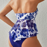 VCAY Tankini de flores de verano para mujer en playa