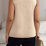 Essnce Elegante camisa Plus Size con cobertura de las nalgas en color /