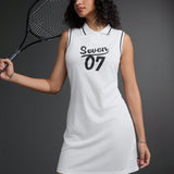 Vestido deportivo de tenis para mujer con numero 07 impreso