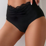 Swim Lushore Bottom de bikini elegante con encaje para mujer