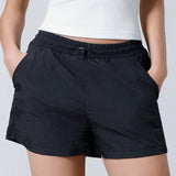 EZwear Shorts de cintura con cordon unicolor