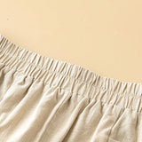 JORESS Bermudas casuales de mujer con cintura elastica y doble bolsillo