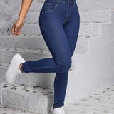 EZwear Jeans ajustados casuales de mujer