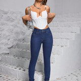 EZwear Jeans ajustados casuales de mujer