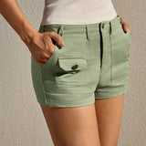 EZwear Pantalones Cortos De Carga Verde